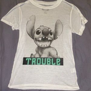 A cute see through T shirt.